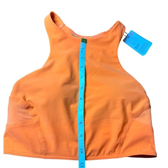 Lululemon Mesh-Back Train Bra Size 2 Medium Support A Cup or B Cup W2D30S Orange - Picture 11 of 13